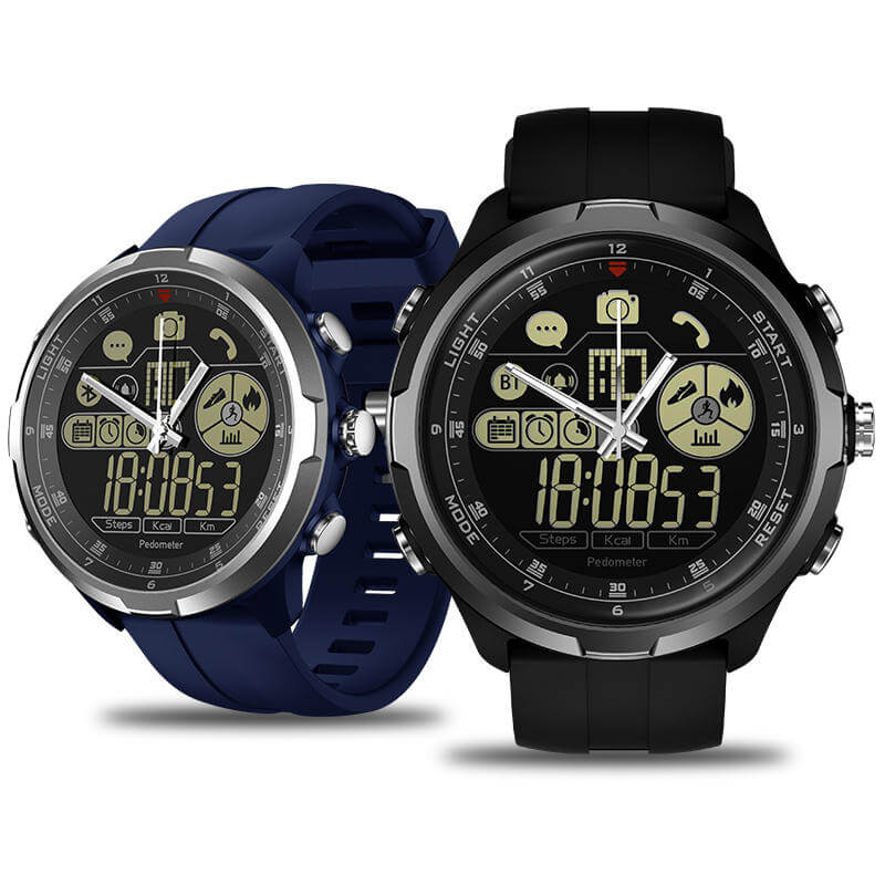 Zeblaze Vibe 4 Hybrid black blue watch